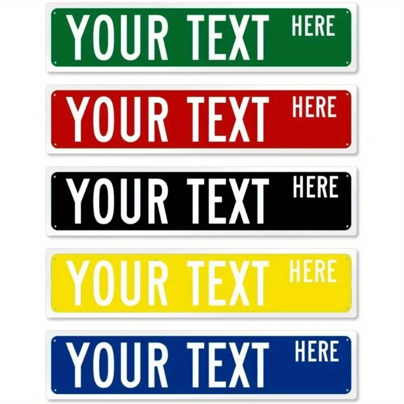 Outdoor Furniture Metal - Anpassbares rustikales Metallschild | Personalisiertes Text-Plakette