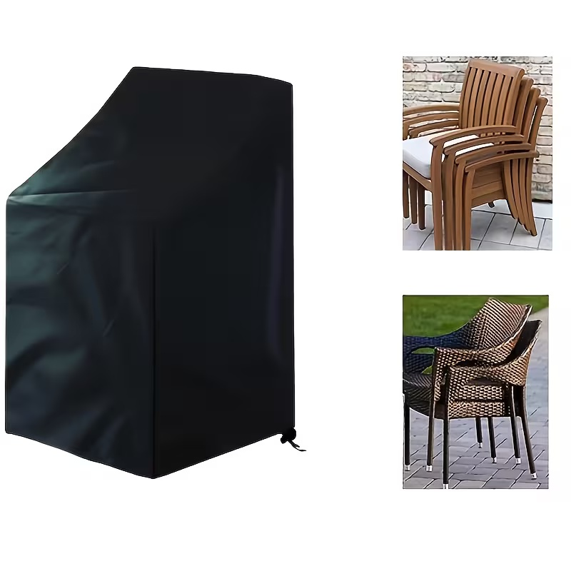 Outdoor Furniture Metal Chairs - 1 Stück robuste, stapelbare Outdoor-Stuhlabdeckung, geeignet