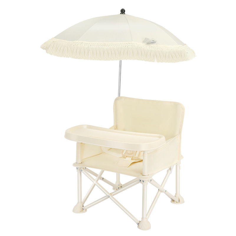 Outdoor Furniture Metal Chairs - Klappbarer Baby-Esszimmerstuhl mit Rückenlehne, tragbarer Kinderstuhl