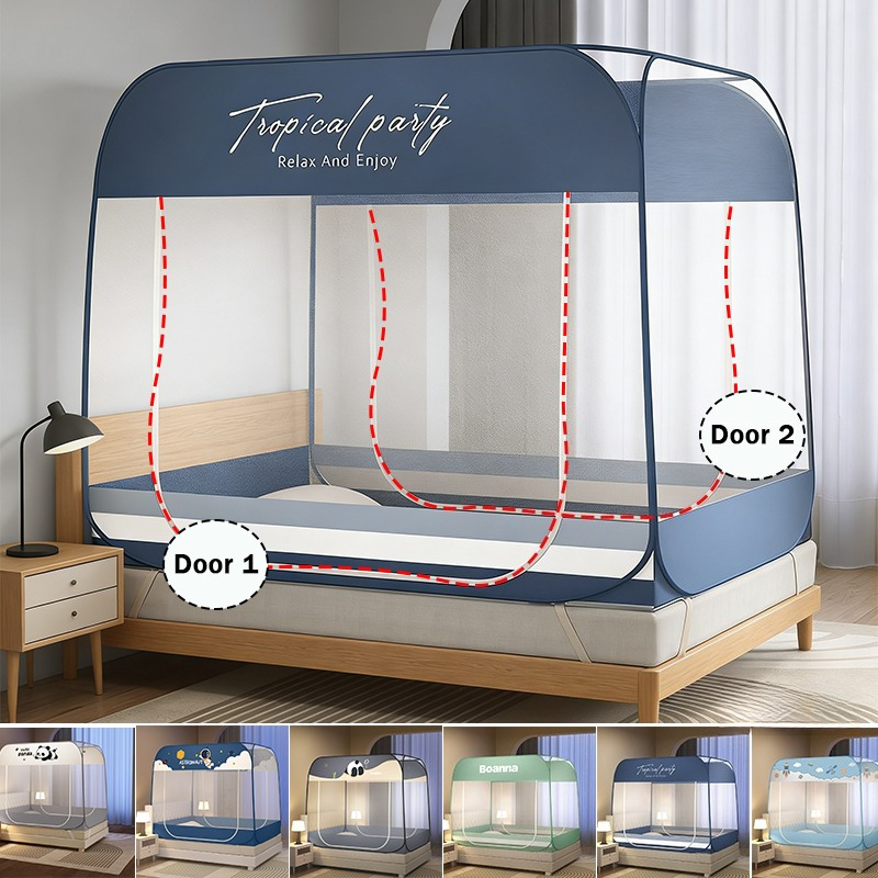 Outdoor Daybed Furniture - Moskitonetz-Bett, tragbares Pop-Up-Moskitonetz im mongolischen Stil