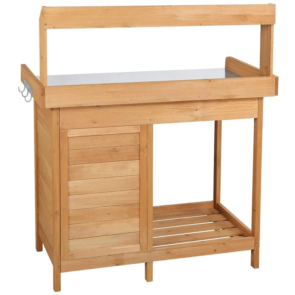 Massivholz-Pflanztisch für den – Outdoor Furniture Wood Bewertung und Preis