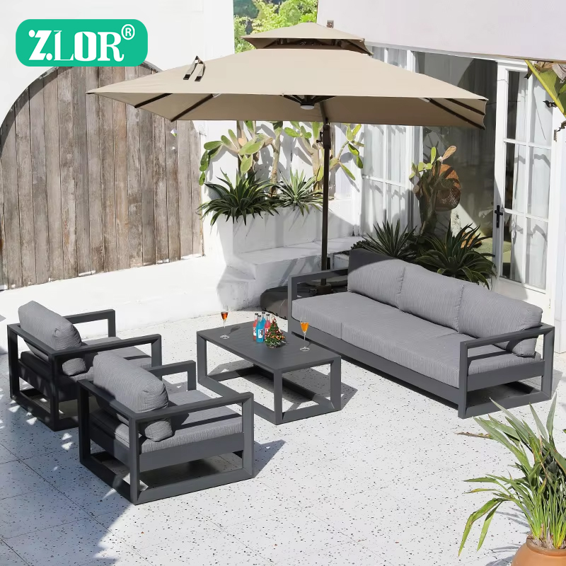 Luxuriöse Aluminium-Outdoor-So – Outdoor Furniture Luxury Bewertung und Preis