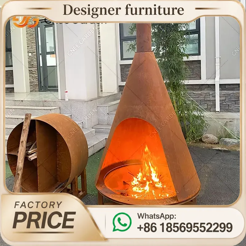 Tragbarer Holzpellet-Ofen mit  – Outdoor Furniture Wood Bewertung und Preis