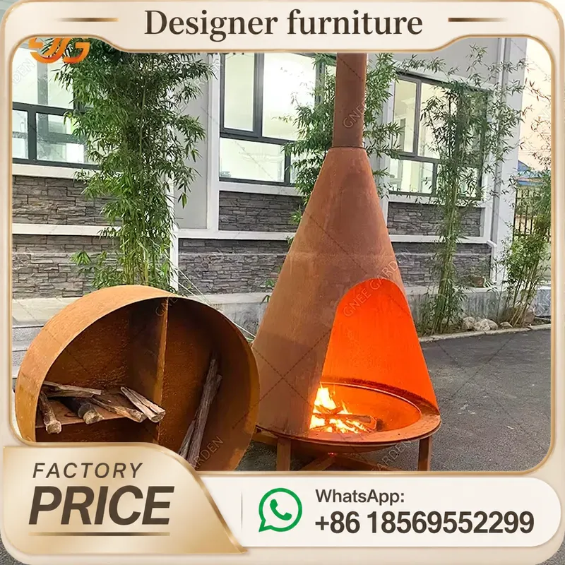 Tragbarer Holzpellet-Ofen mit  – Outdoor Furniture Wood Bewertung und Preis