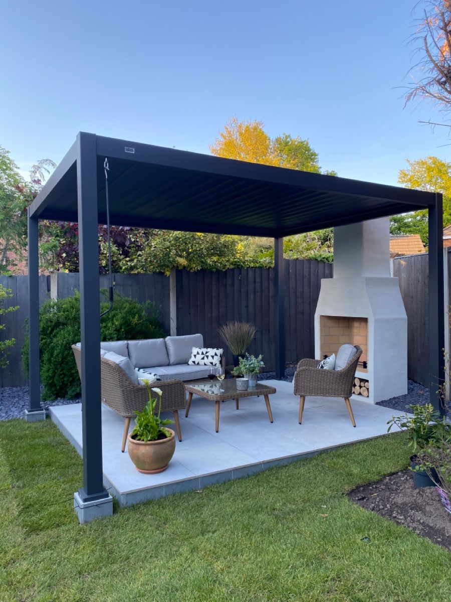 Minimalistischer Outdoor-Pavil – Outdoor Furniture Metal Bewertung und Preis