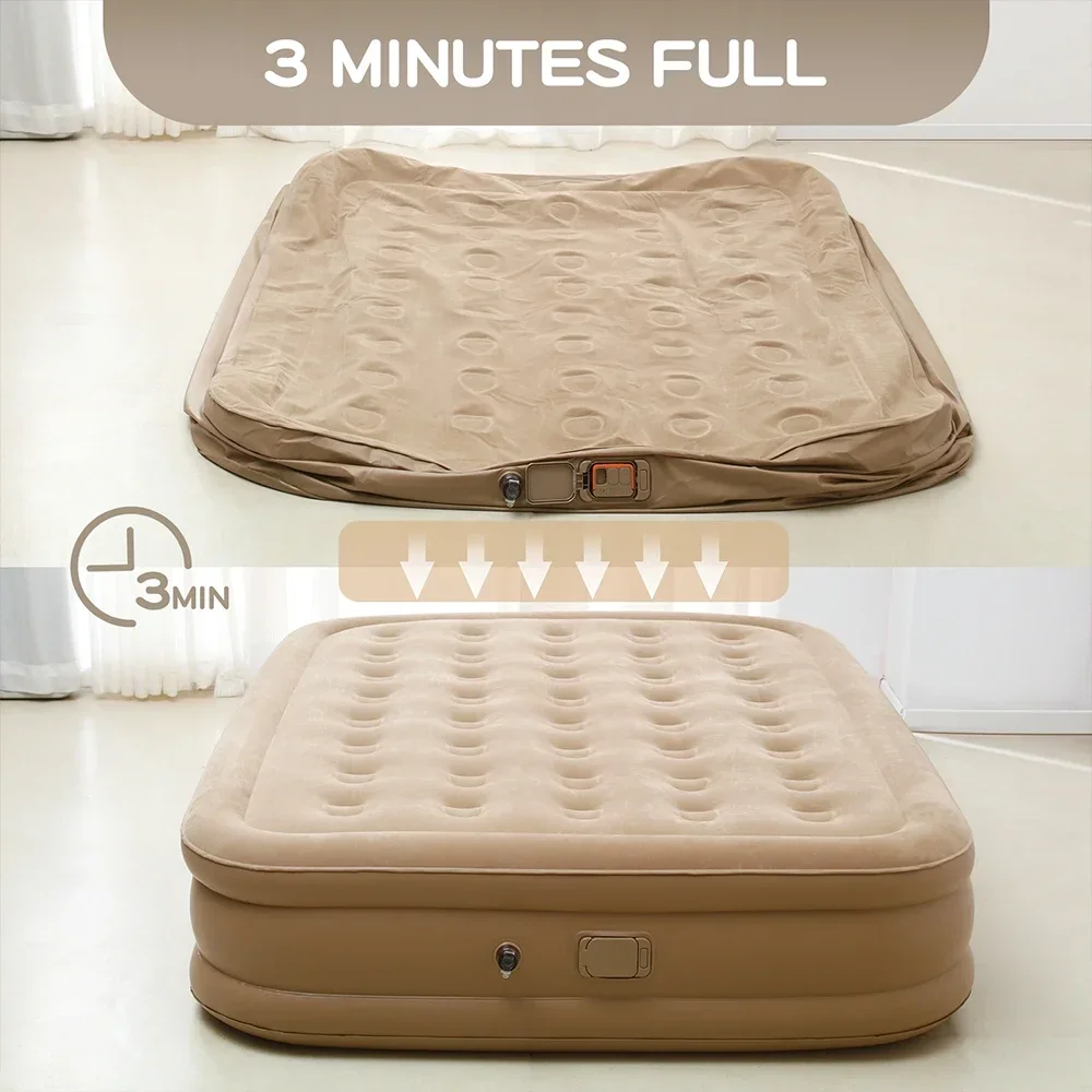 Queen-Luftmatratze mit integri – Outdoor Furniture Luxury Bewertung und Preis