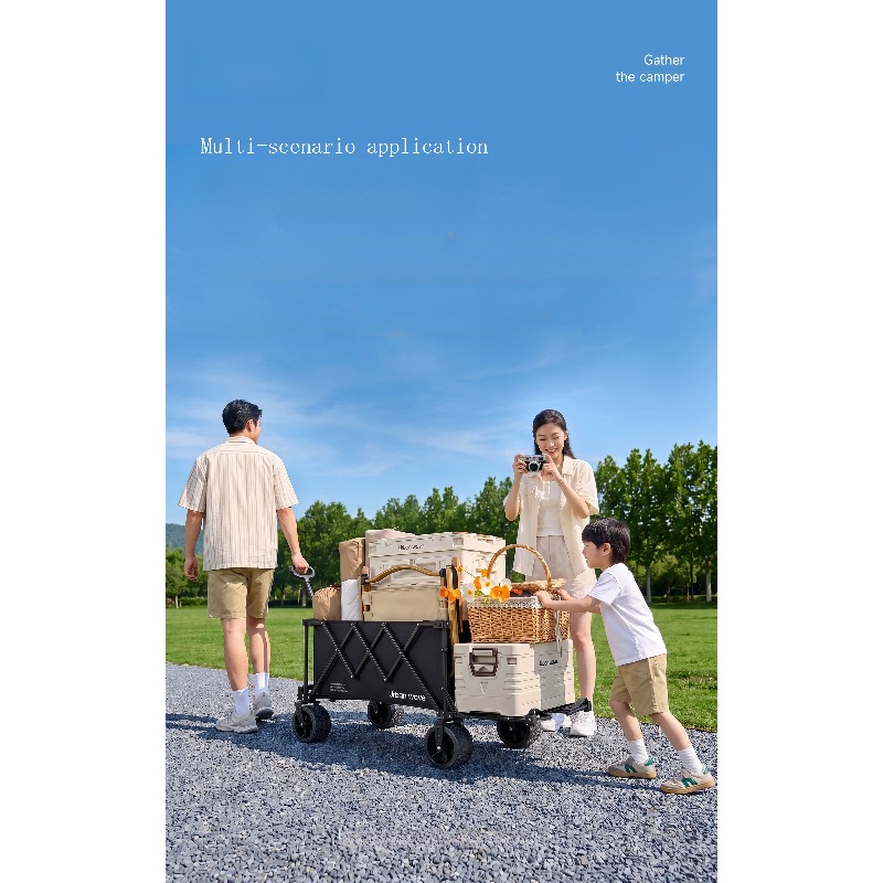 Faltbarer Campingwagen, zusamm – Outdoor Furniture Metal Bewertung und Preis