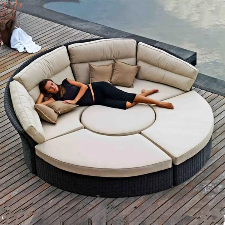 Luxuriöse Gartenmöbel, runde R – Outdoor Daybed Furniture Bewertung und Preis