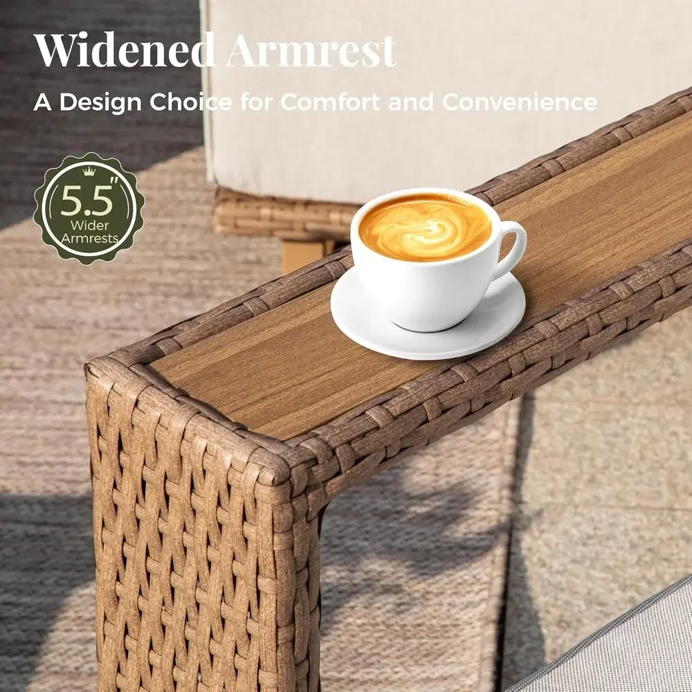 6-teiliges Outdoor-Sofa-Set au – Outdoor Furniture Luxury Bewertung und Preis