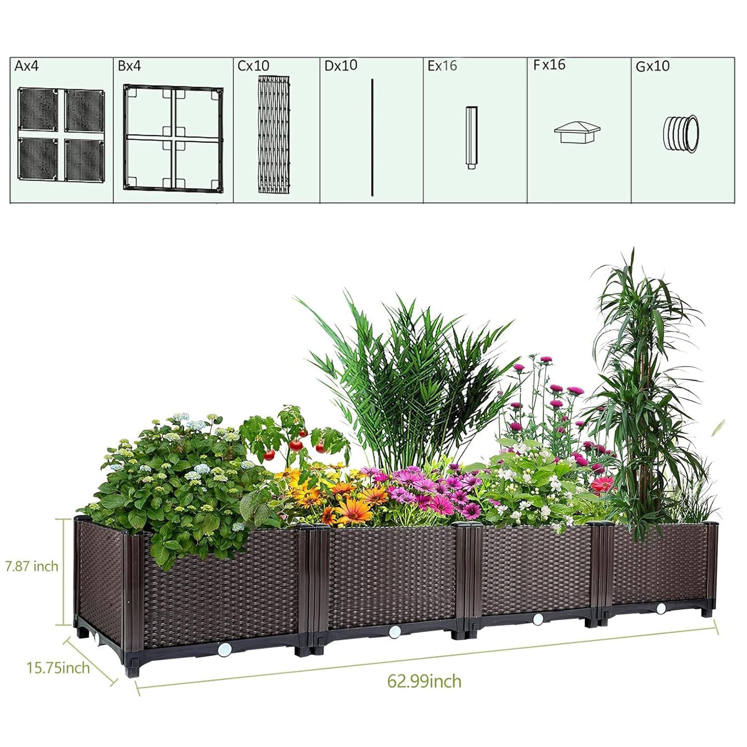 Selbstbewässerndes Hochbeet –  – Outdoor Daybed Furniture Bewertung und Preis